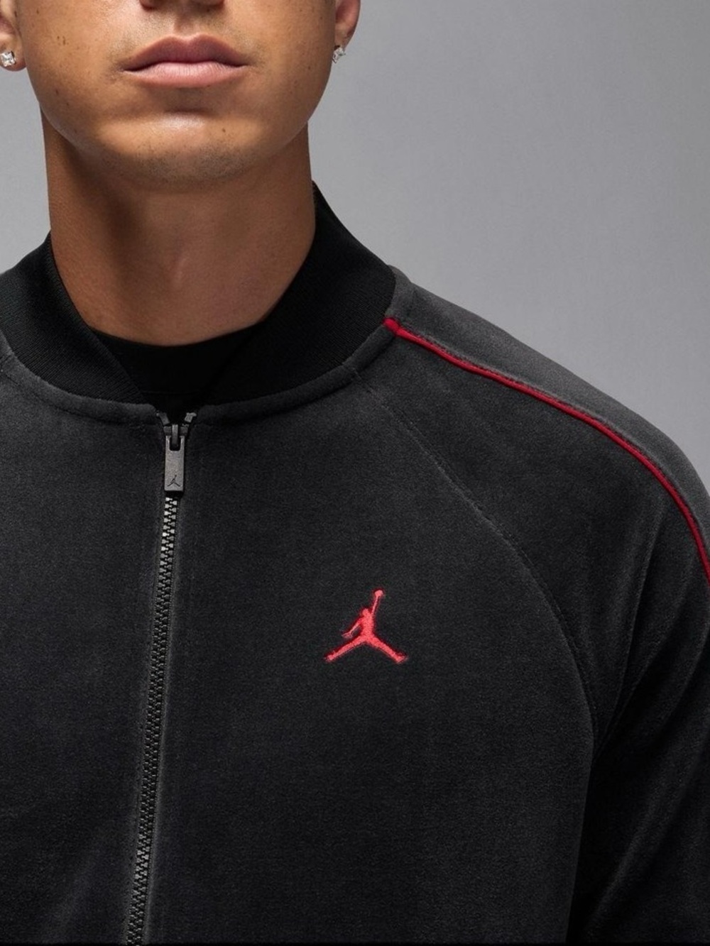 Jordan Brooklyn Velour Track Jacket